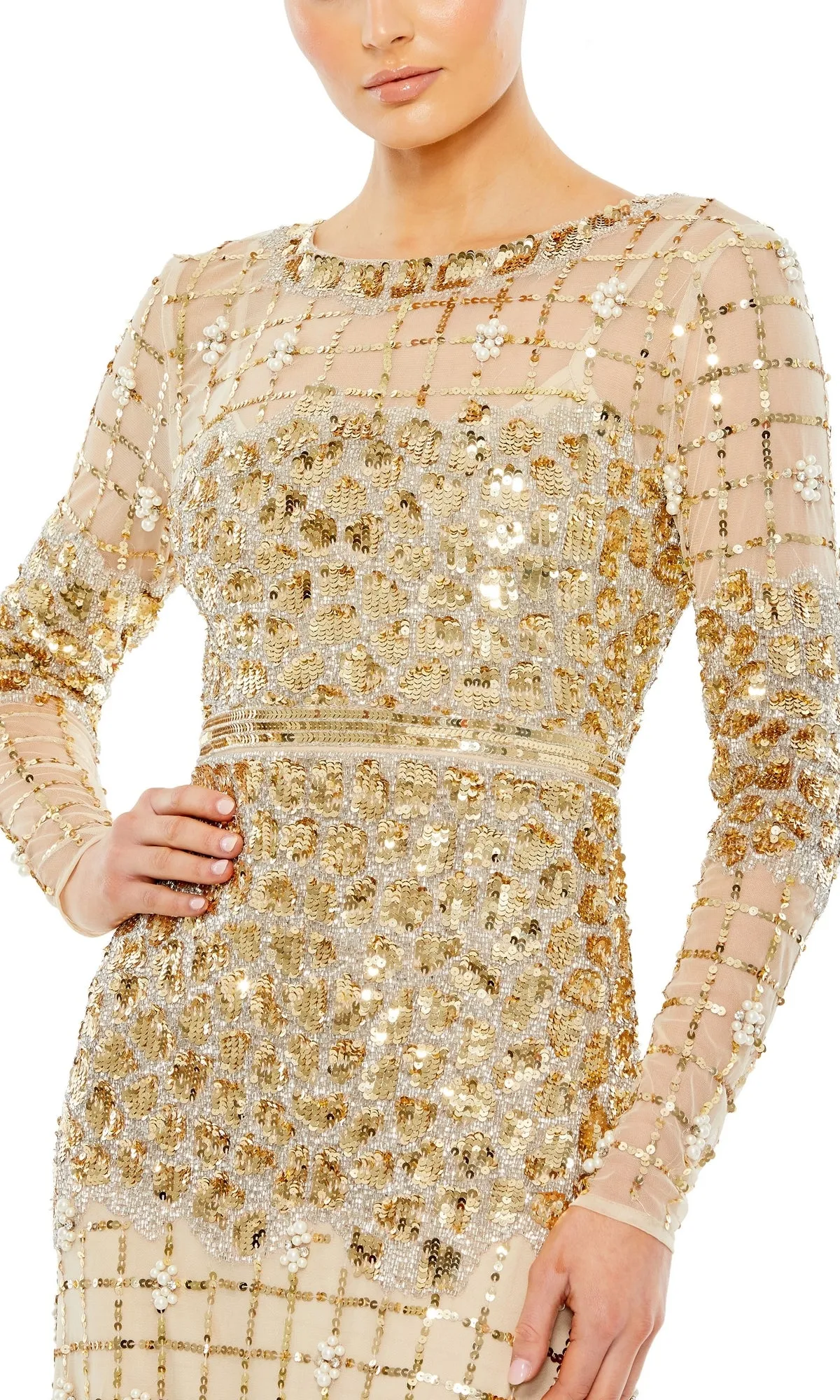 Long Formal Dress 10951 by Mac Duggal sold by PromGirl product image thumbnail 3