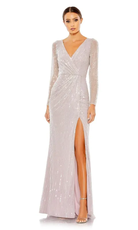 Lavender Sequin Formal Dress: Mac Duggal 93660 sold by PromGirl