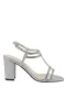 Sam Silver Block Heel Prom Shoes 4597 sold by PromGirl
