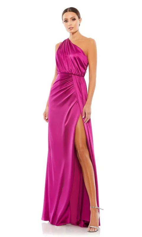 One-Shoulder Long Formal Dress: Mac Duggal 26654 sold by PromGirl