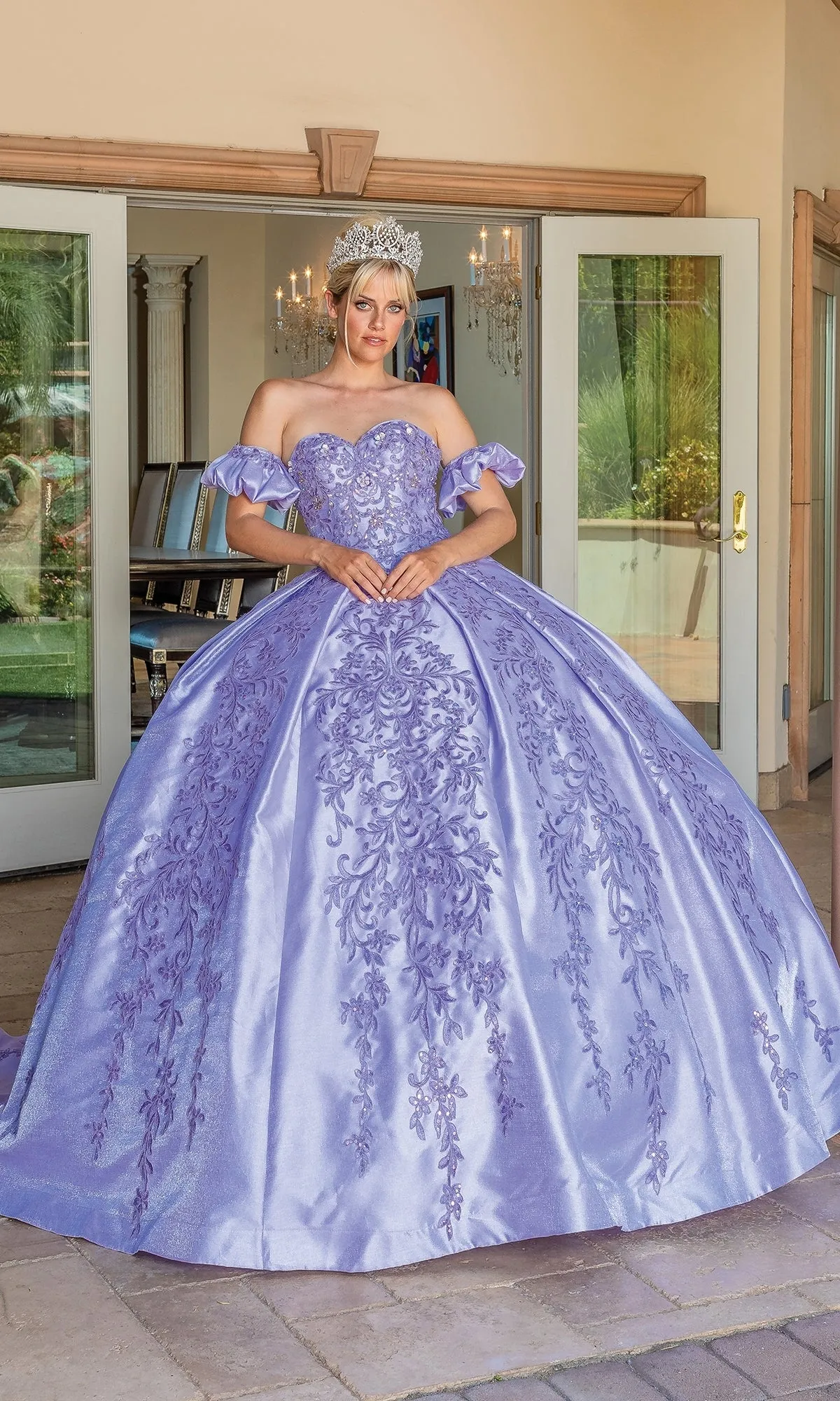 Quinceanera Dress 1644 By Dancing Queen sold by PromGirl product image thumbnail 3