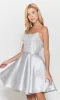 Sequin-Bodice Short Flared Homecoming Dress 8730 sold by PromGirl