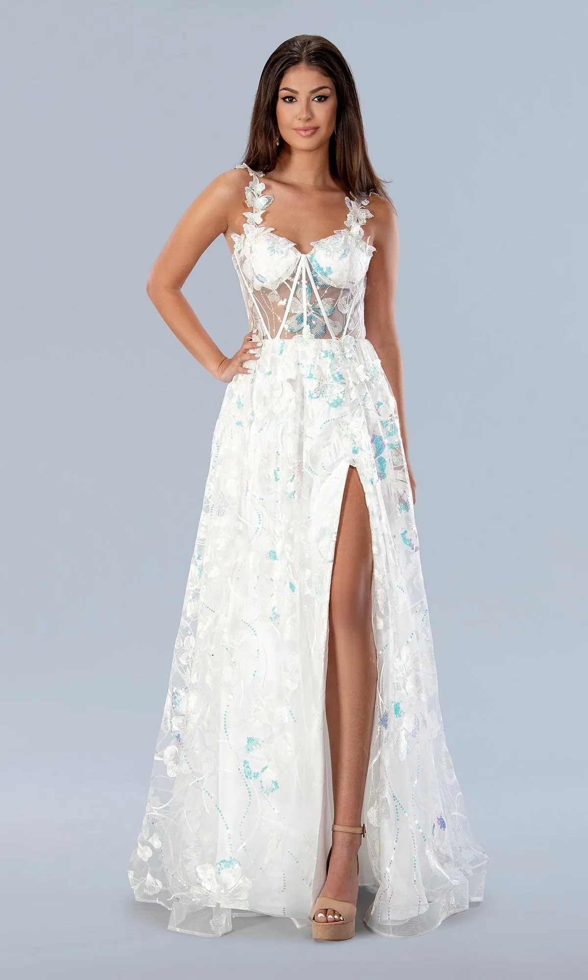 Long Prom Dress 24187 by Stella Couture sold by PromGirl product image thumbnail 3
