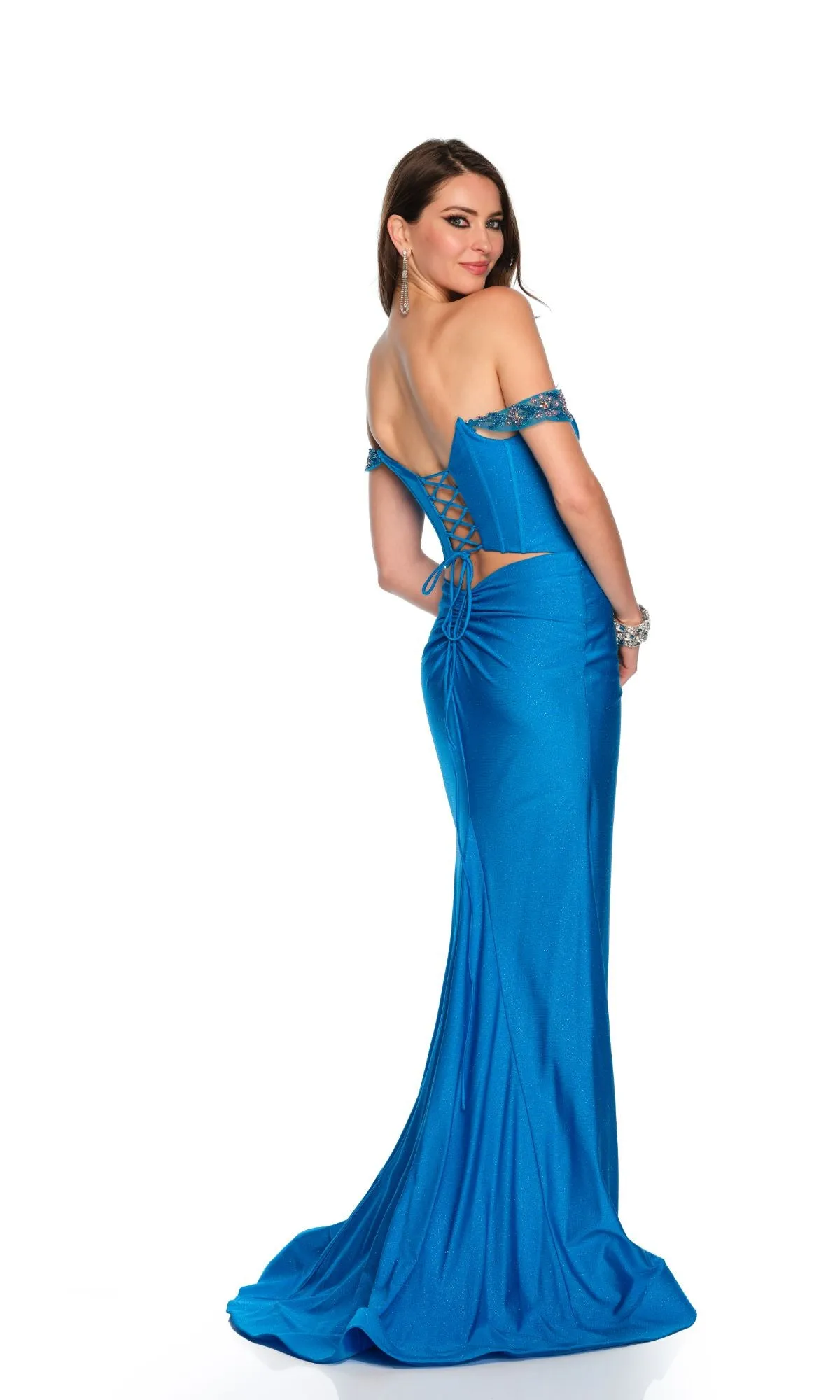 Long Formal Dress 11390 by Dave and Johnny sold by PromGirl product image thumbnail 2