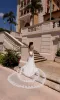 Long Wedding Dress 11139 by Primavera sold by PromGirl