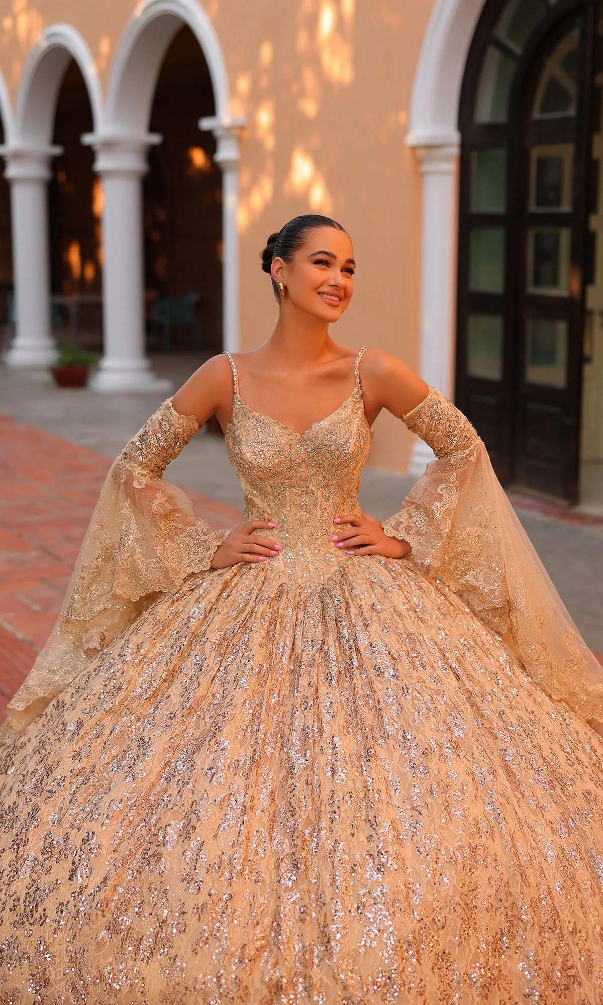 Quinceanera Dress 54303 By Amarra sold by PromGirl product image thumbnail 3