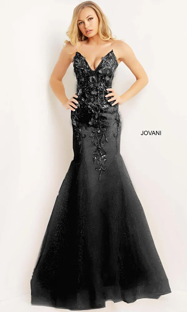 Embellished Sheer-Corset Blush Jovani Prom Dress sold by PromGirl product image thumbnail 3