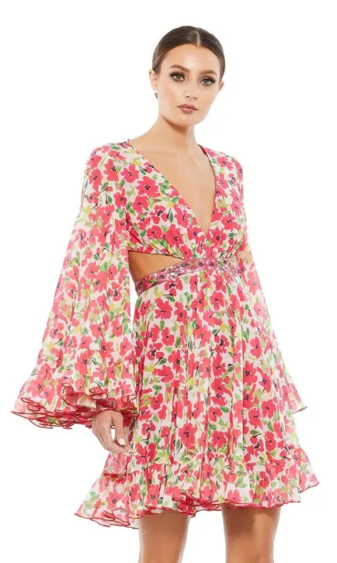 Short Homecoming Dress 9158 by Mac Duggal sold by PromGirl