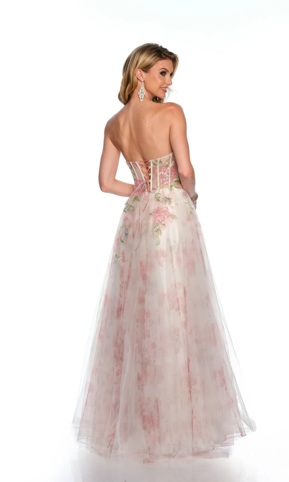 Long Formal Dress 11637 by Dave and Johnny sold by PromGirl product image thumbnail 2