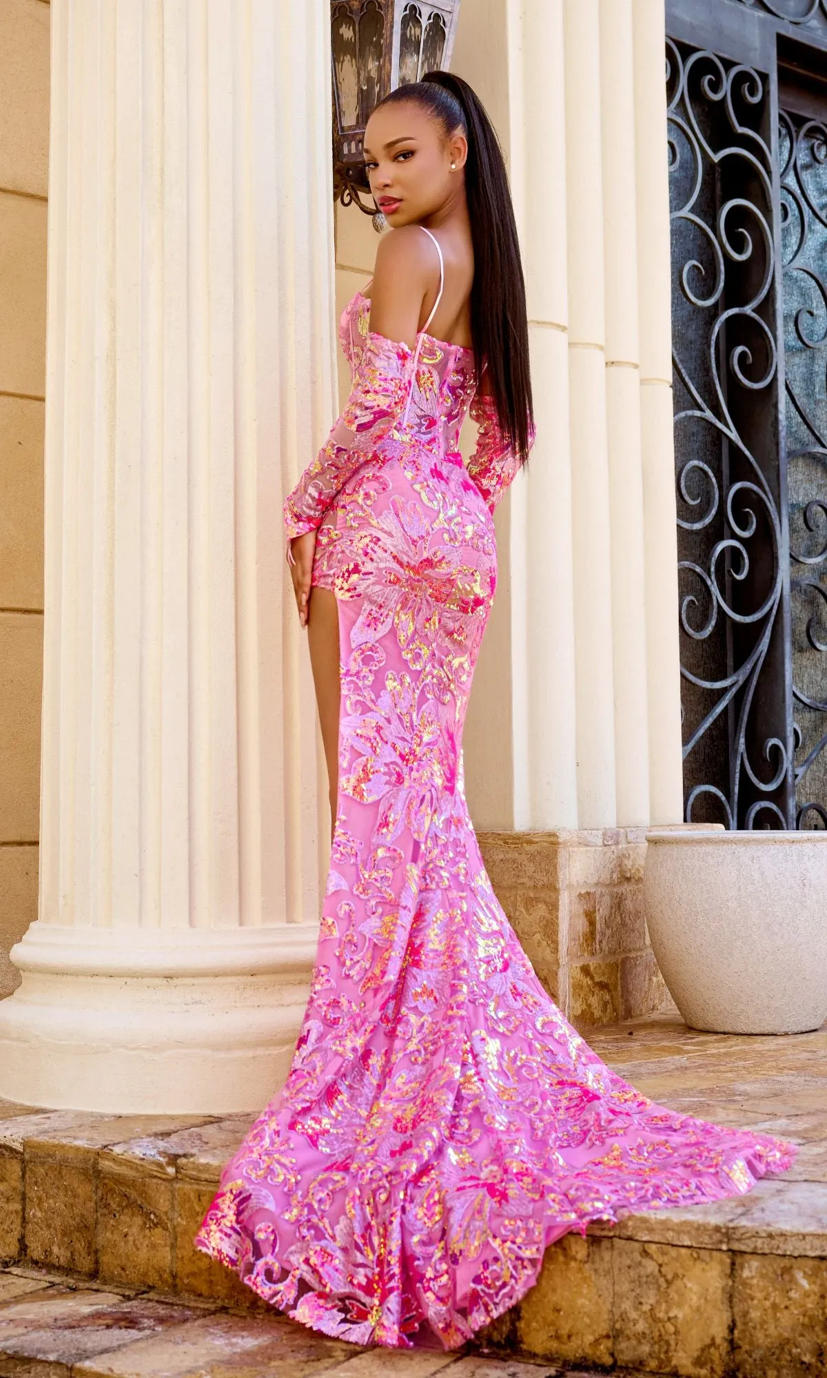Long Prom Dress PS24321 by Portia and Scarlett sold by PromGirl product image thumbnail 2