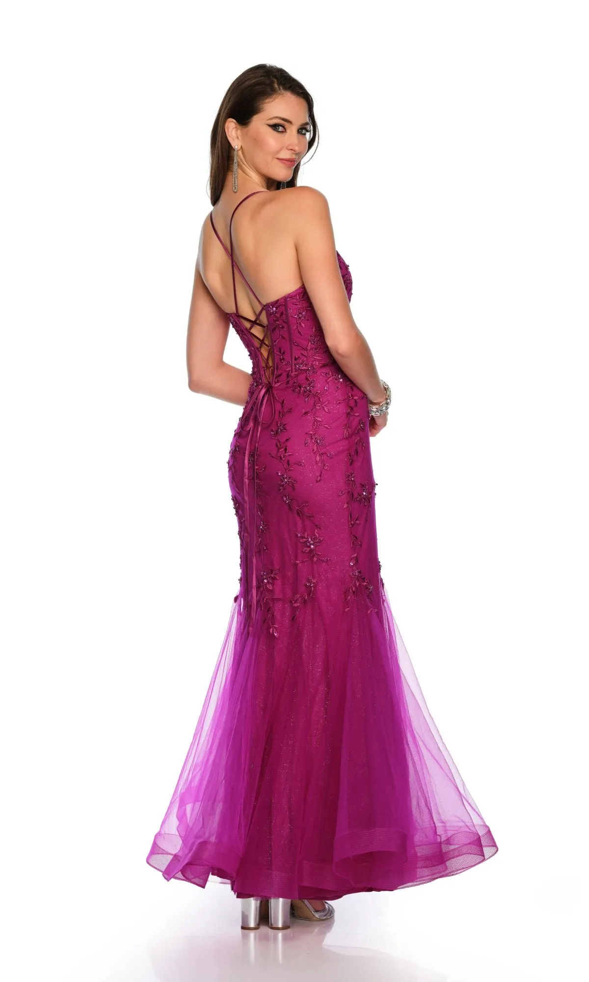 Long Formal Dress 11511 by Dave and Johnny sold by PromGirl product image thumbnail 2