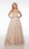 Alyce Strapless Ruffled Prom Ball Gown 61535 sold by PromGirl