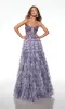 Alyce Strapless Ruffled Prom Ball Gown 61535 sold by PromGirl