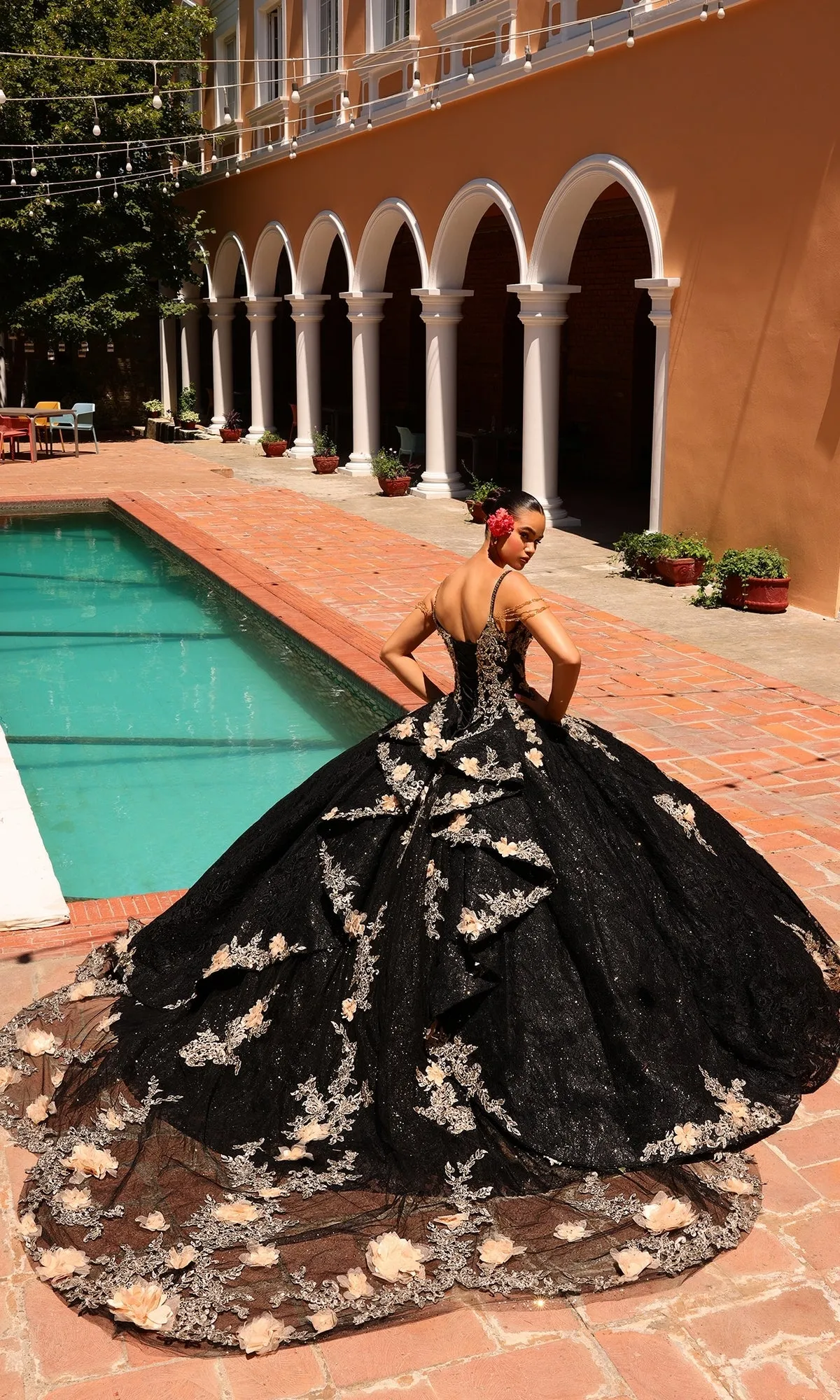 Quinceanera Dress 54301 By Amarra sold by PromGirl product image thumbnail 5