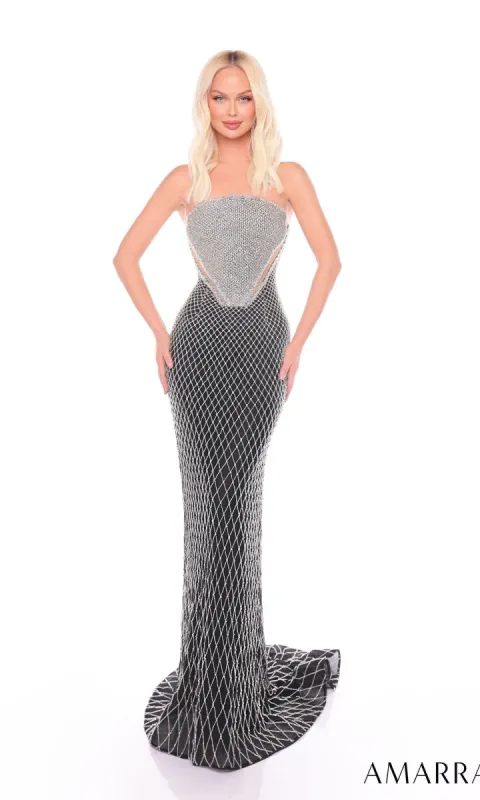 Long Formal Dress 88112 by Amarra sold by PromGirl