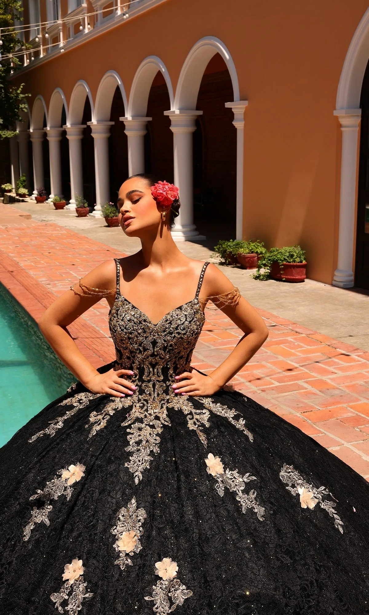 Quinceanera Dress 54301 By Amarra sold by PromGirl product image thumbnail 3