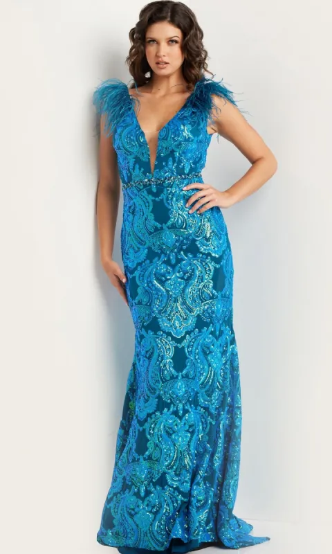 Long Sequin Prom Dress 38758 by Jovani sold by PromGirl
