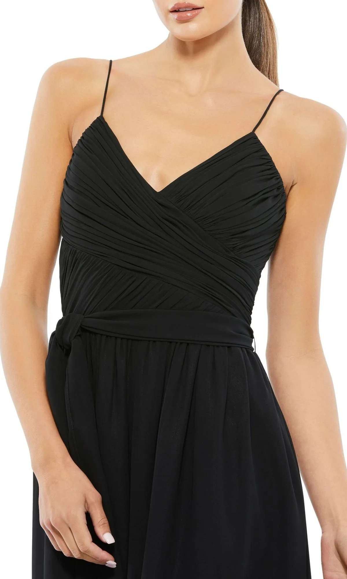 Flowing Wide-Leg Formal Jumpsuit: Mac Duggal 70100 sold by PromGirl product image thumbnail 3