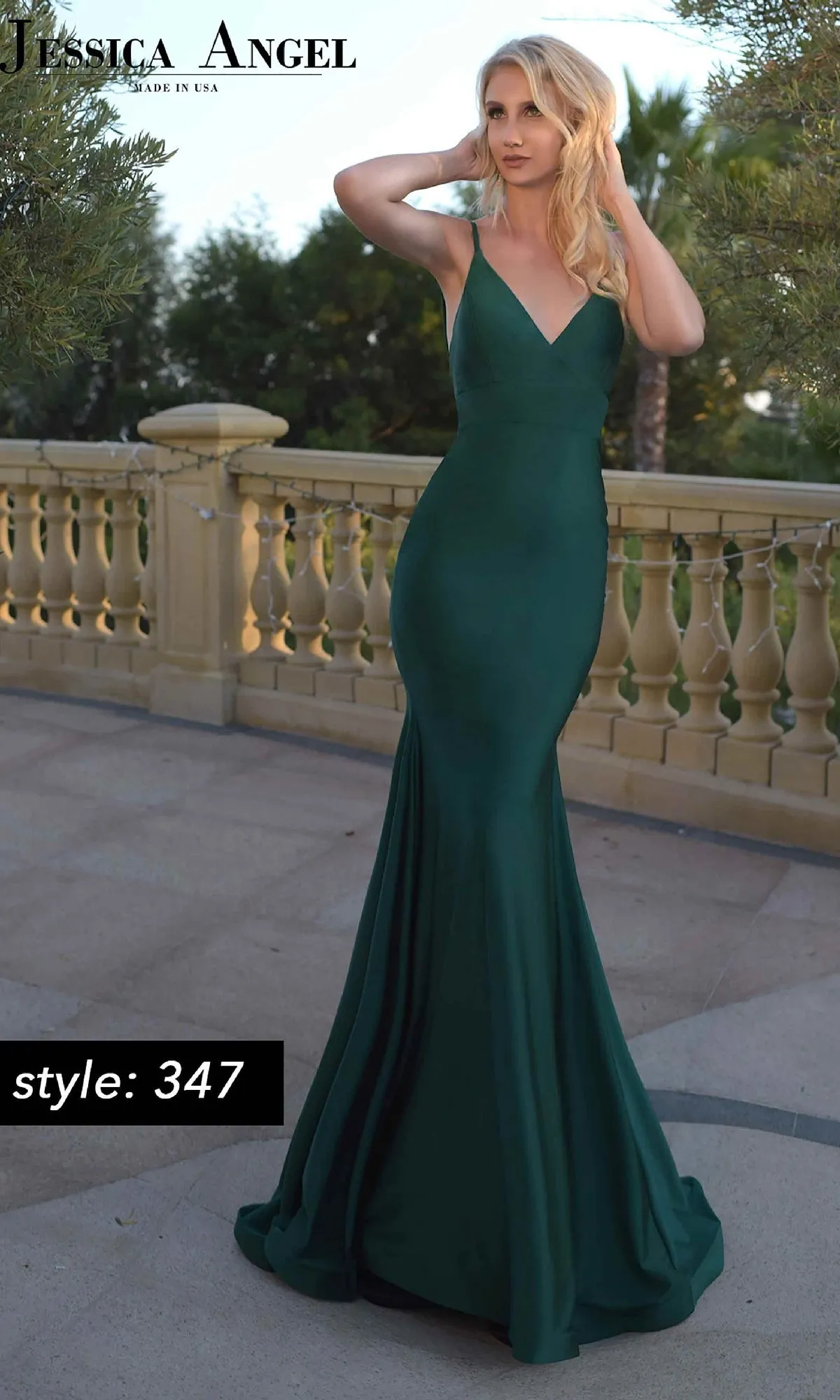 Open-Back Long Prom Dress: Jessica Angel 347 sold by PromGirl