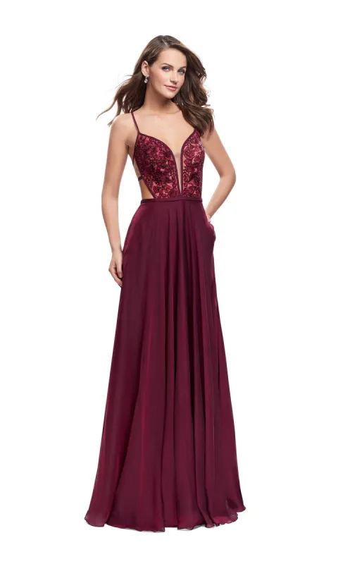 La Femme 26243 Long Prom Dress sold by PromGirl