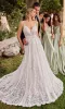 Ladivine A-Line Lace Wedding Dress CD862W sold by PromGirl