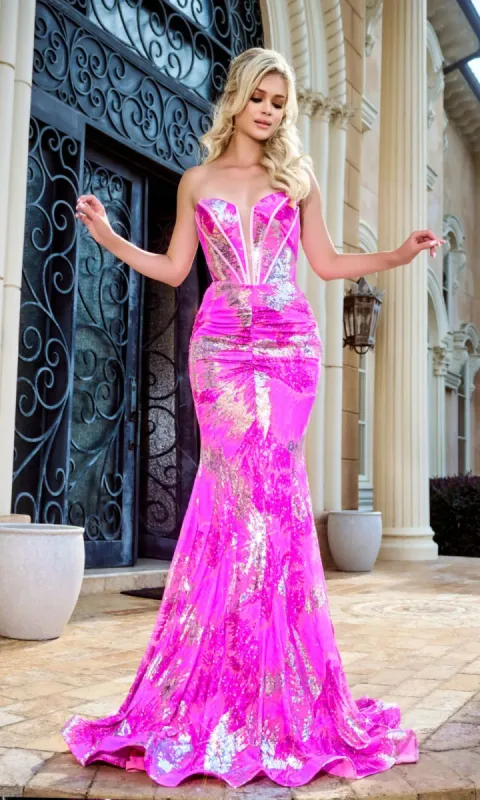 Long Prom Dress PS24317 by Portia and Scarlett sold by PromGirl