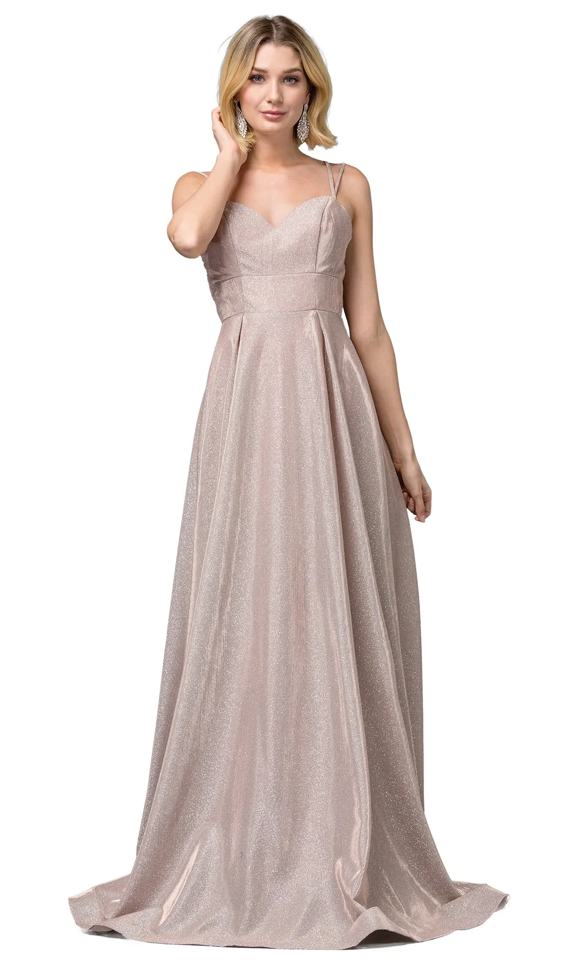 Lace-Up Long Gold Prom Dress: Dancing Queen 2611 sold by PromGirl product image thumbnail 3