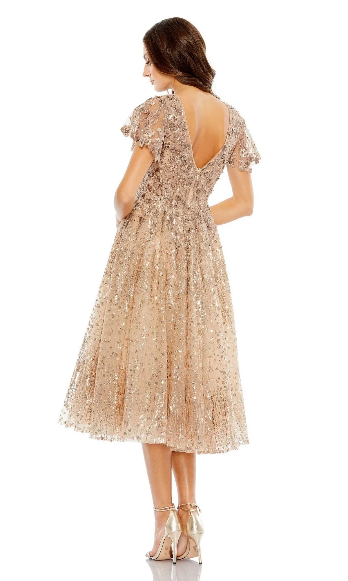 Short Wedding Guest Dress 20392 by Mac Duggal sold by PromGirl product image thumbnail 5