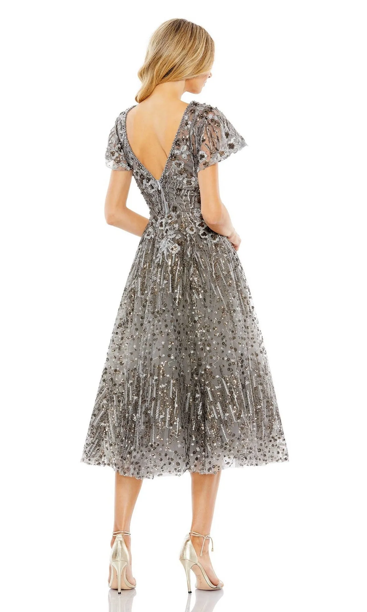 Short Wedding Guest Dress 20392 by Mac Duggal sold by PromGirl product image thumbnail 2