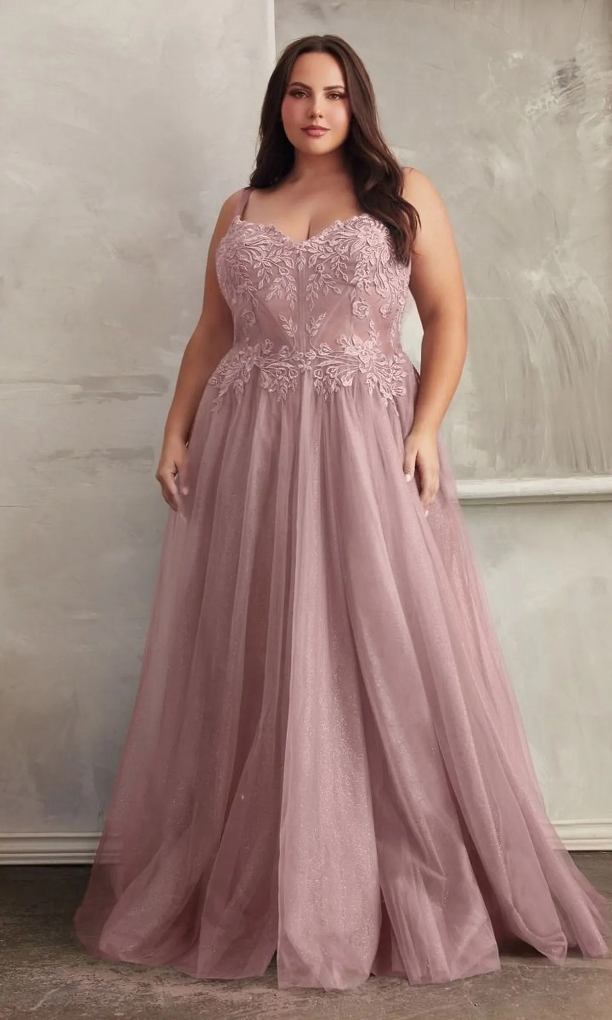 Plus-Size Long Prom Ball Gown C150C sold by PromGirl product image thumbnail 5
