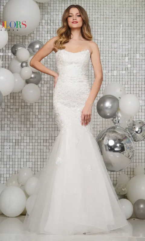 Glitter-Mesh Long Mermaid Prom Dress 2490 sold by PromGirl