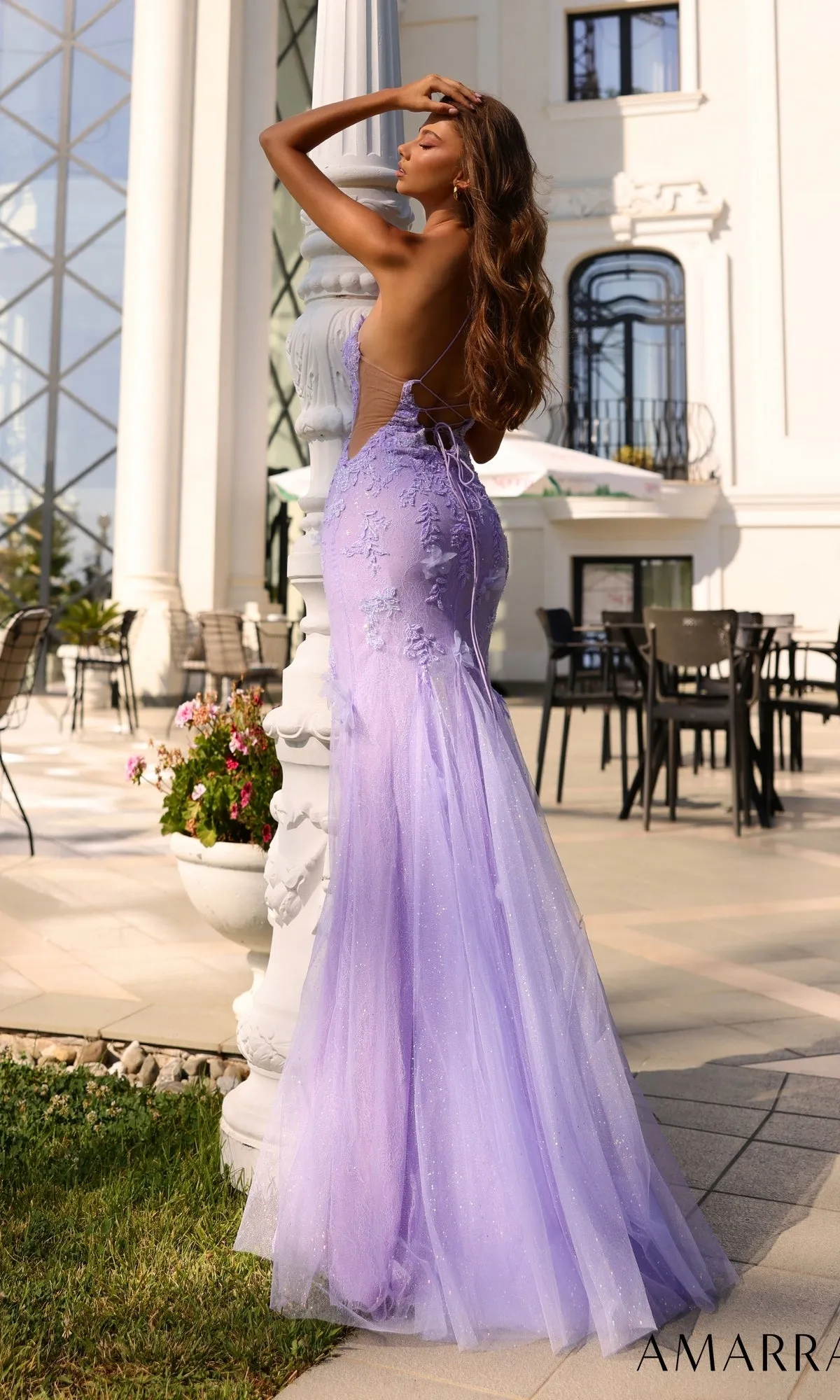 One-Shoulder Long Embellished Prom Dress 88867 sold by PromGirl product image thumbnail 2