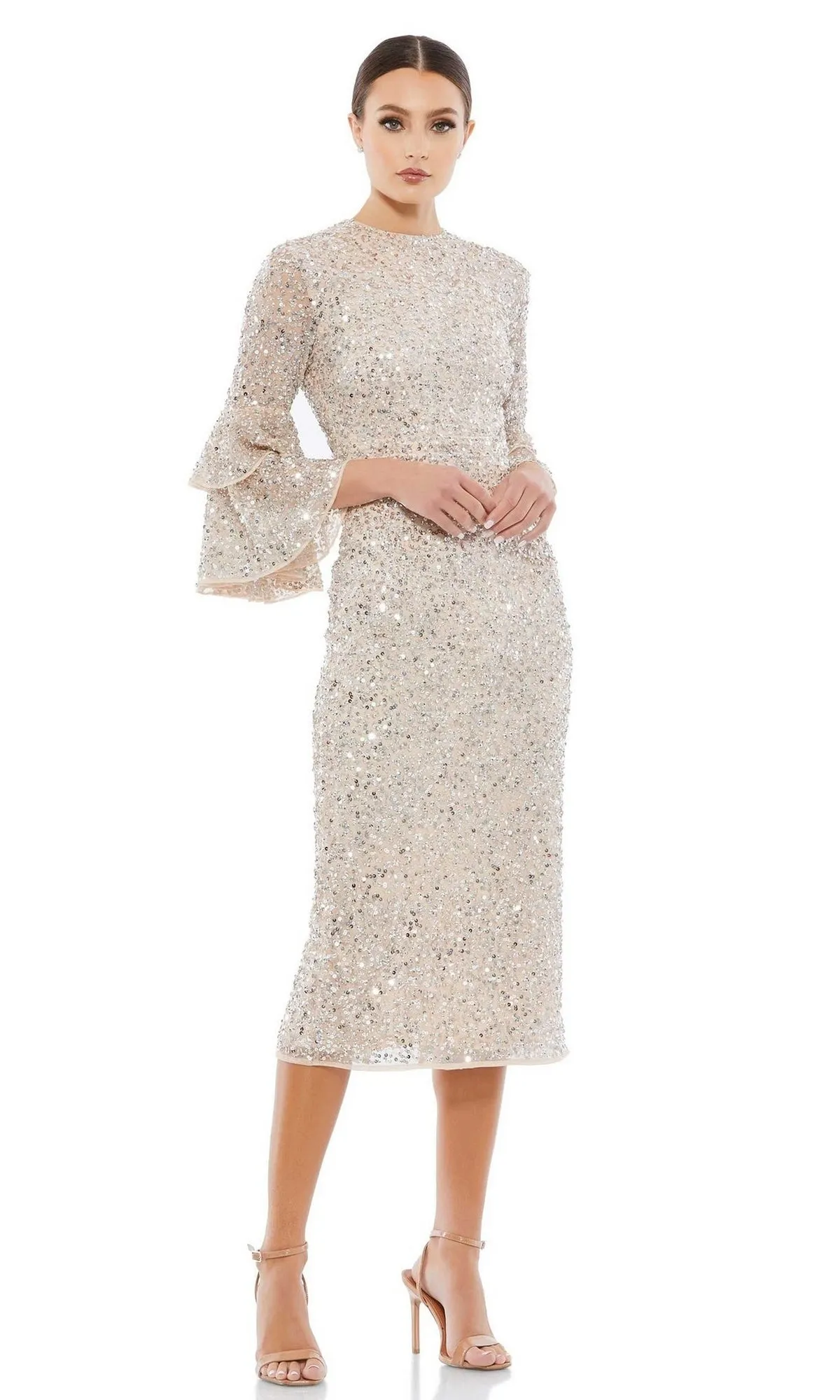 Short Wedding Guest Dress 10802 by Mac Duggal sold by PromGirl product image thumbnail 3