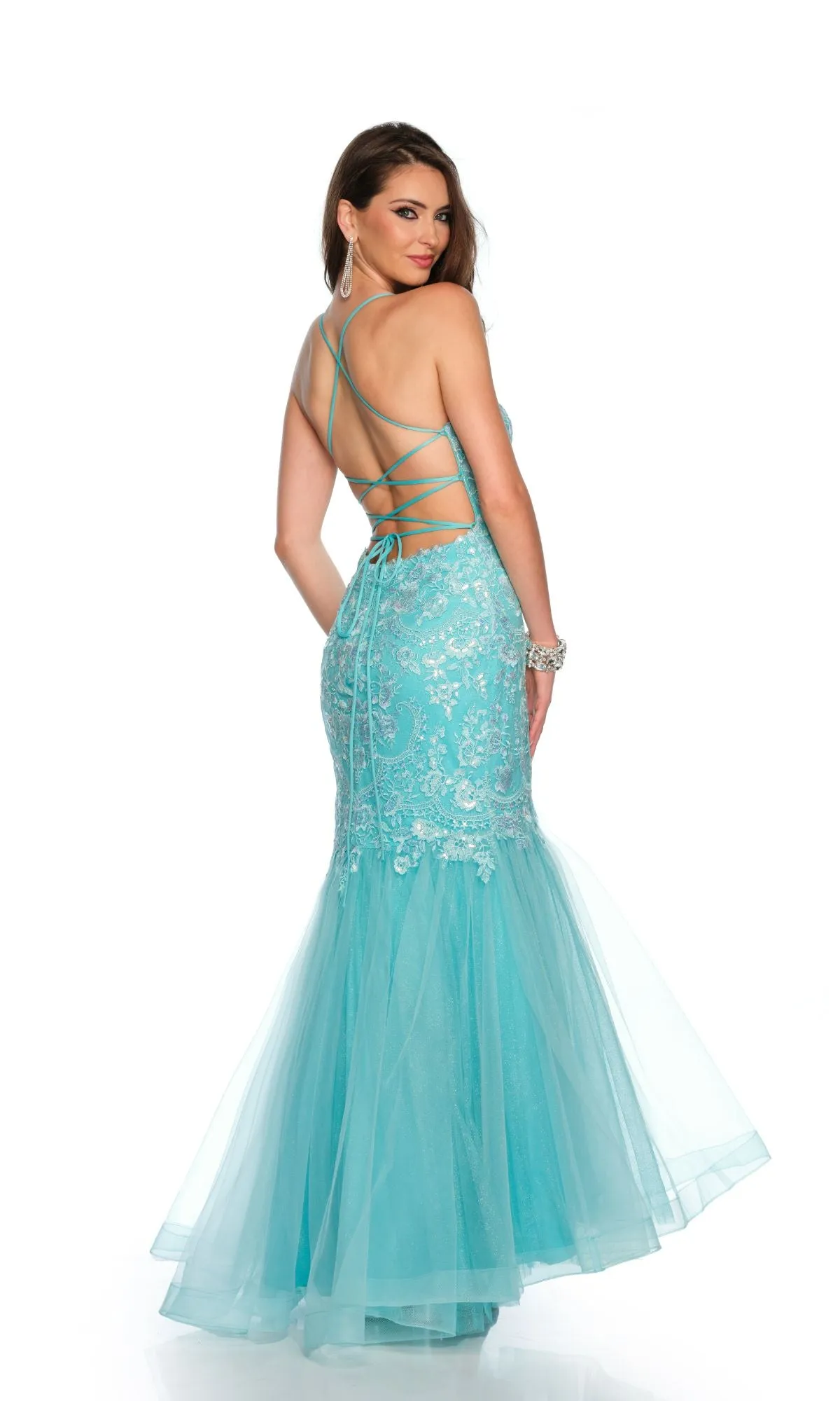 Long Formal Dress 11372 by Dave and Johnny sold by PromGirl product image thumbnail 2