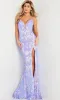 Jovani Sequin-Print Sexy Long Prom Dress 08235 sold by PromGirl