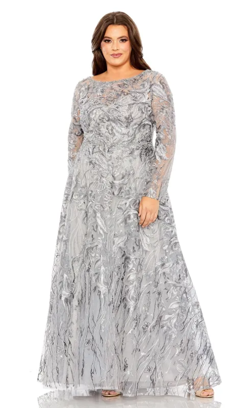 Long Plus-Size Formal Dress 20468 by Mac Duggal sold by PromGirl