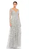Long Sleeve Long Formal Dress: Mac Duggal 70224 sold by PromGirl