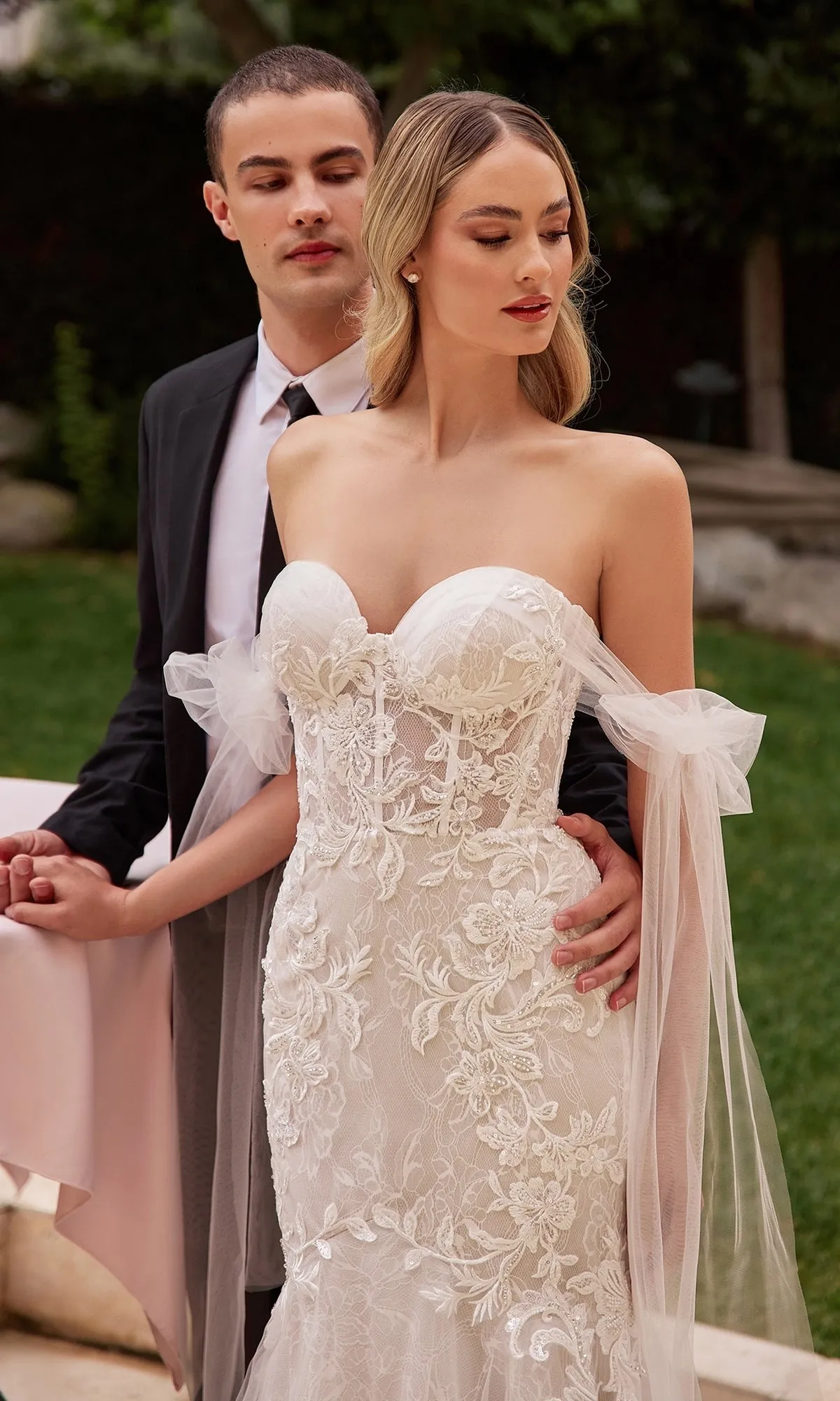 Ladivine Long Formal Dress CB125W sold by PromGirl product image thumbnail 3