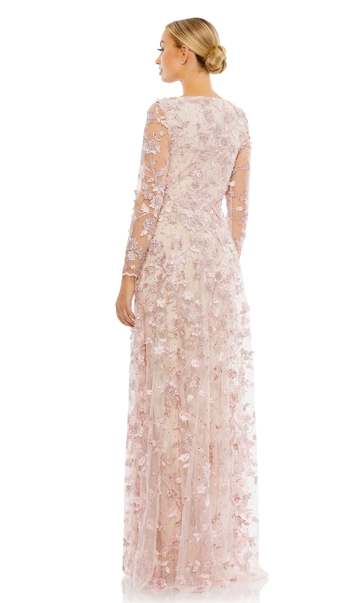 Long Sleeve Long Formal Dress: Mac Duggal 70224 sold by PromGirl product image thumbnail 2