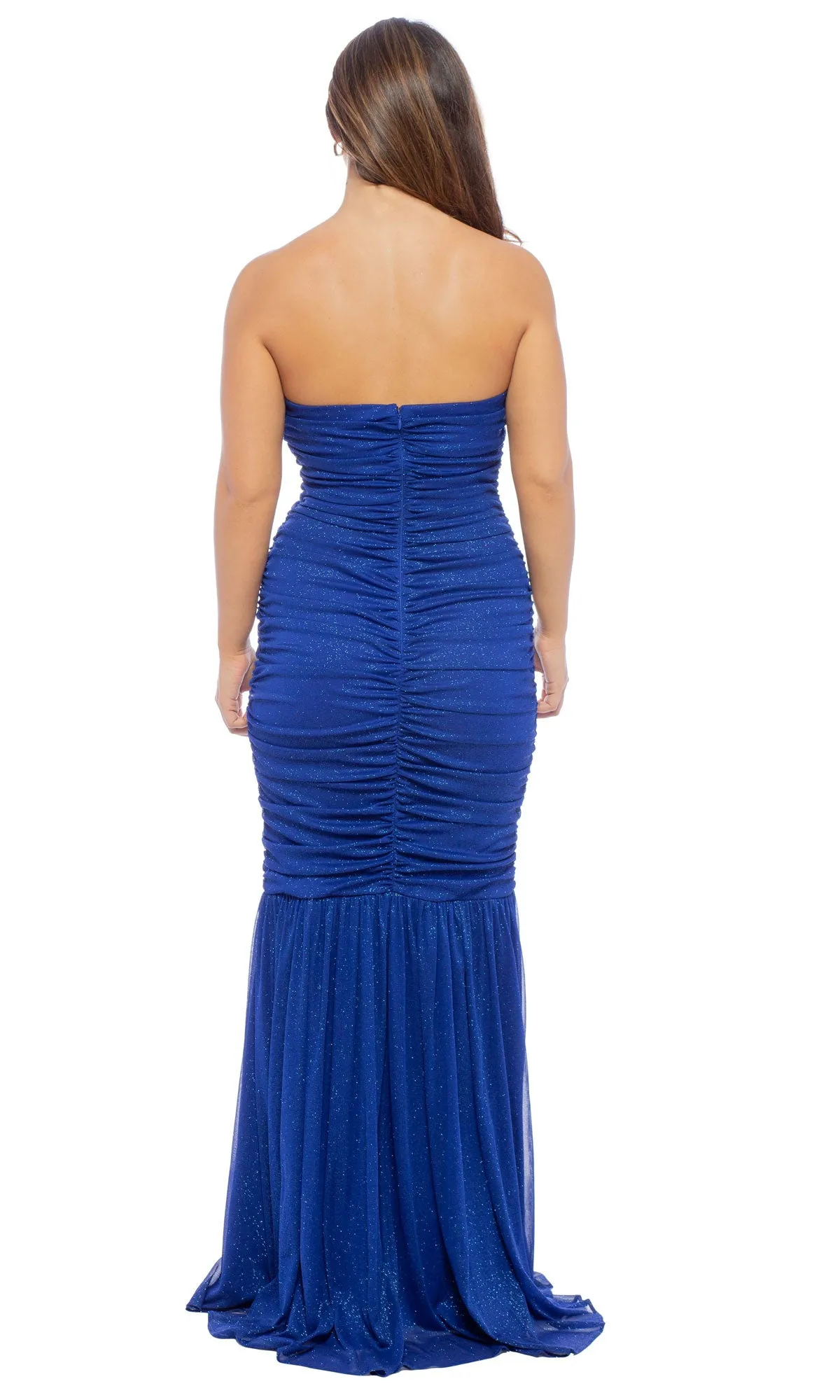 Jump Strapless Royal Blue Long Prom Dress 13075 sold by PromGirl product image thumbnail 2