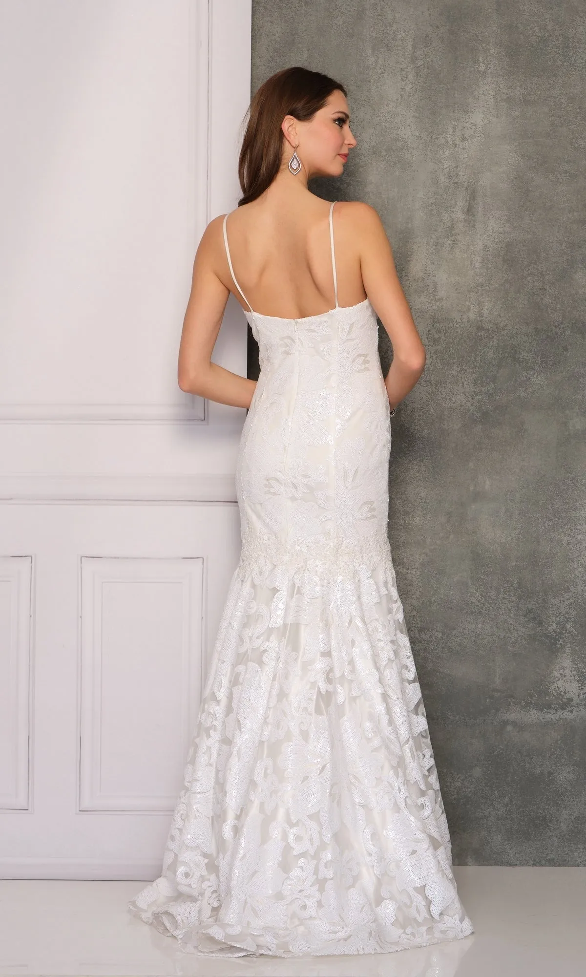 Long Formal Dress A6768 by Dave and Johnny sold by PromGirl product image thumbnail 2