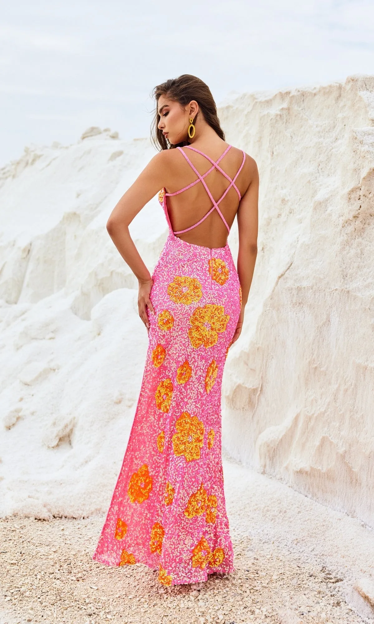 Long Prom Dress 91023 by iNtrigue sold by PromGirl product image thumbnail 2