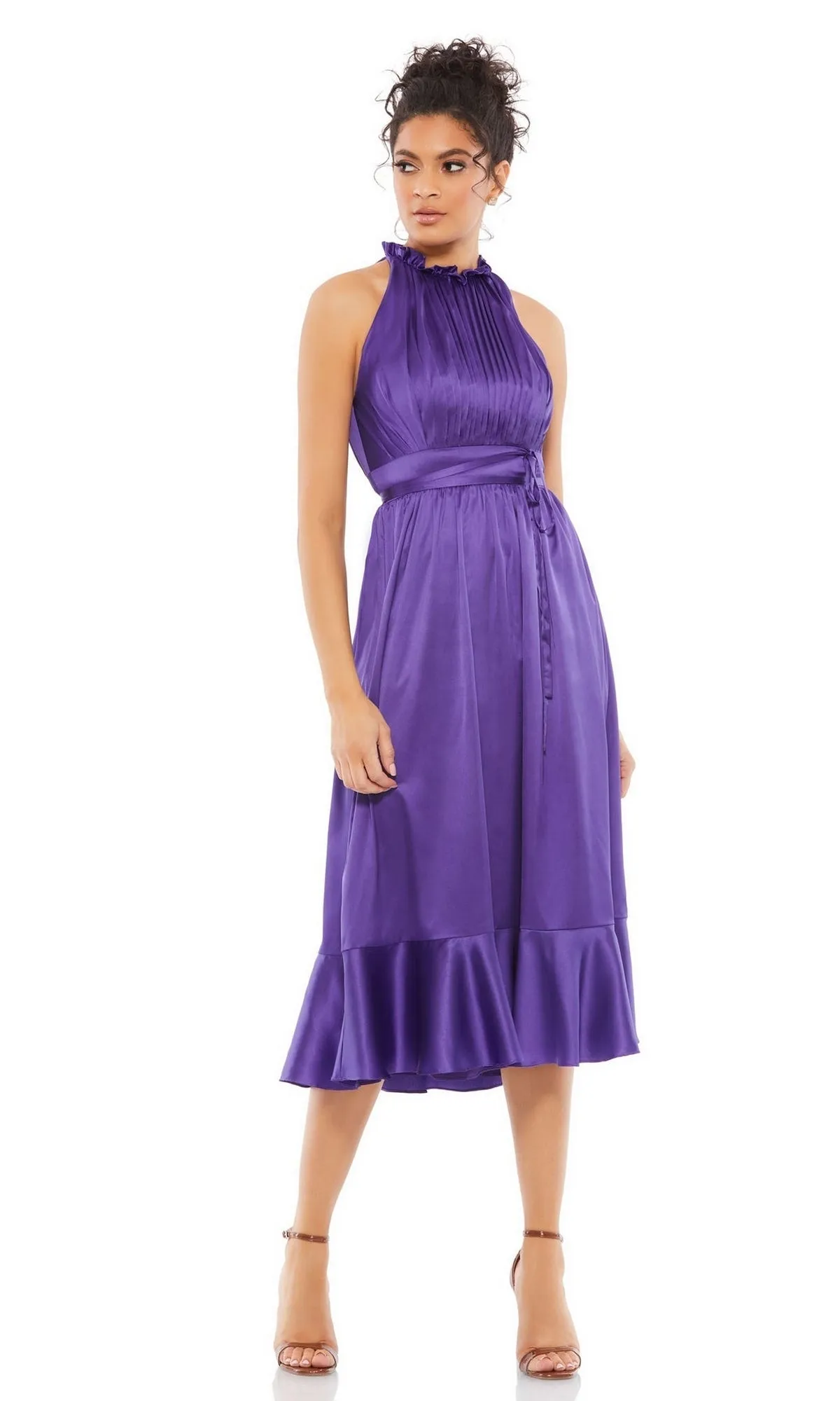 Short Wedding Guest Dress 26633 by Mac Duggal sold by PromGirl