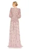 Long Sleeve Beaded Formal Dress: Mac Duggal 5497 sold by PromGirl