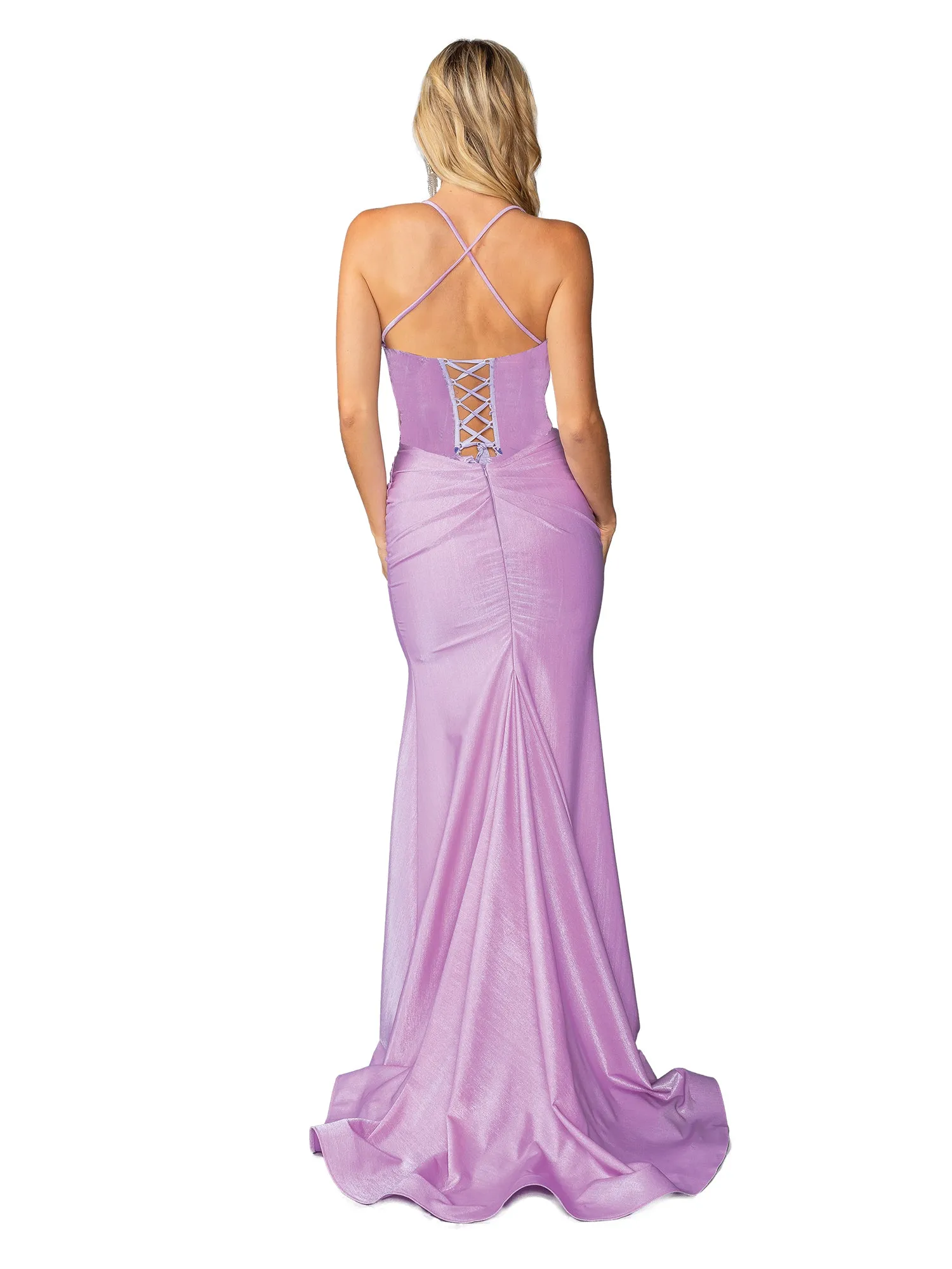 Lace-Up Long Corset Prom Dress: Dancing Queen 4456 sold by PromGirl product image thumbnail 2