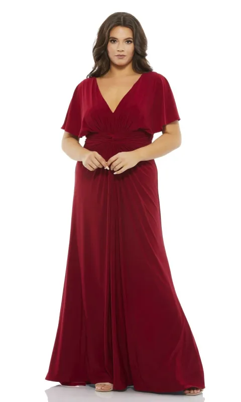 Long Plus-Size Prom Dress 67916 by Mac Duggal sold by PromGirl