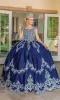 Navy Blue Quinceanera Dress 1709 sold by PromGirl