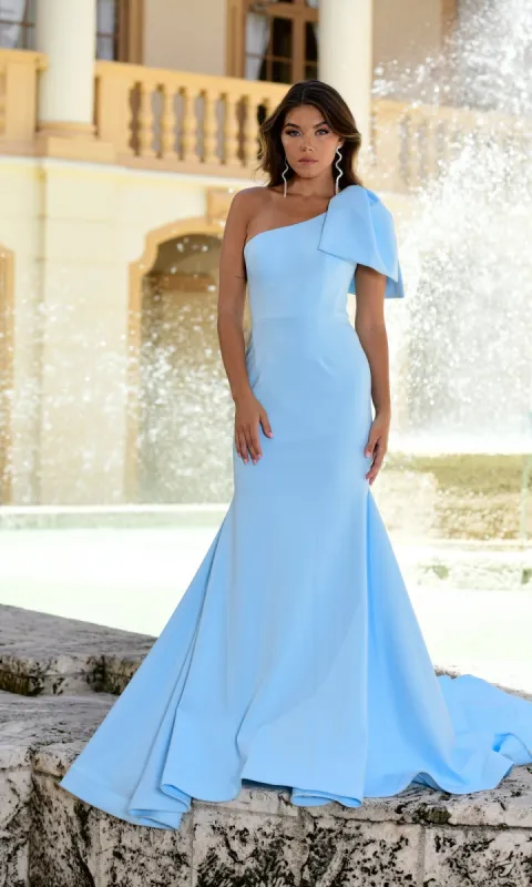 One-Shoulder Mermaid Prom Gown: Ava Presley 38347 sold by PromGirl
