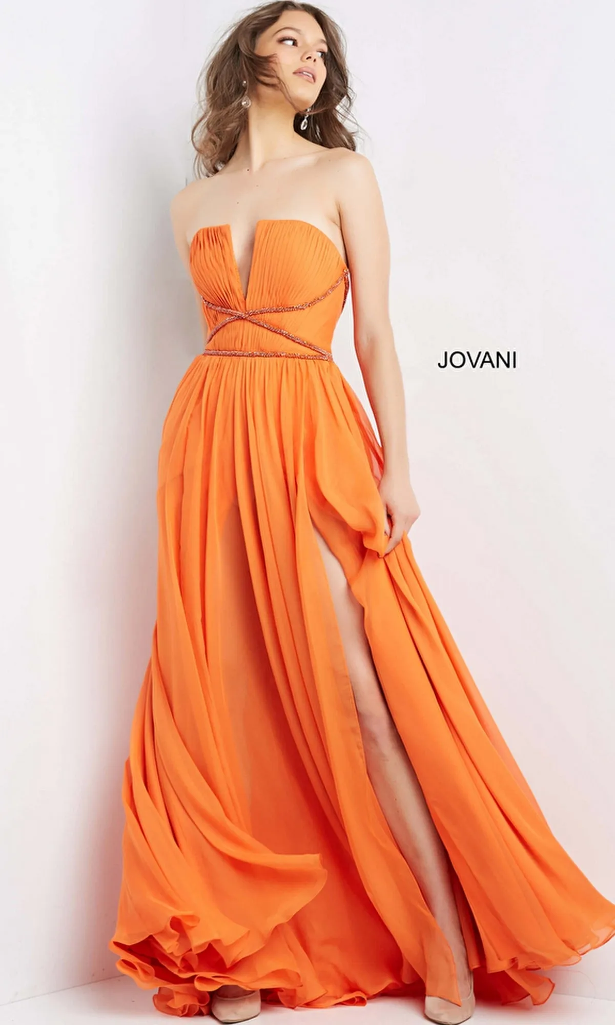 Long Prom Dress by Jovani 05971 sold by PromGirl product image thumbnail 3