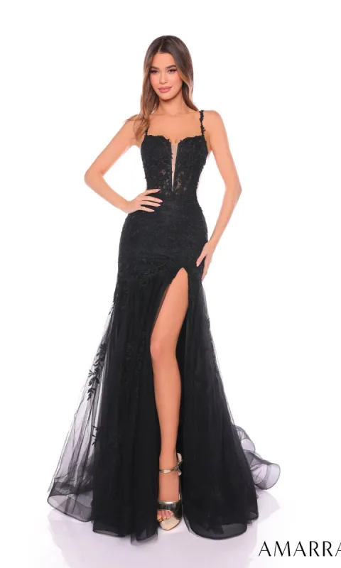 Long Formal Dress 88107 by Amarra sold by PromGirl